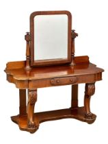 A Victorian mahogany Duchess dressing table. 125x53x145cm