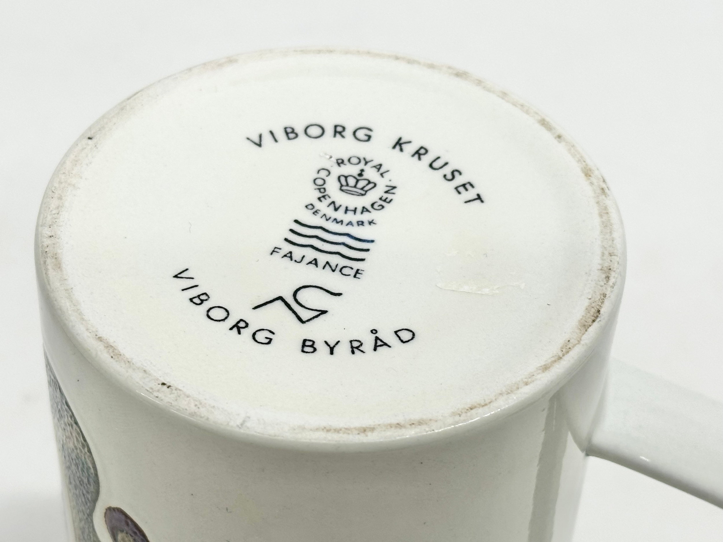 A Danish Mid Century Fajance mug designed by Nils Thorsson for Royal Copenhagen. Viborg Kruset - Image 2 of 4