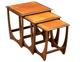 A G-Plan Fresco Mid Century teak Astro nest of tables