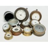 A quantity of Late 19th and Early 20th Century barometers and ships barometers for repair.