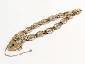 A 9ct gold bracelet by J. A. Main Ltd. Birmingham, 1993. 7.8g