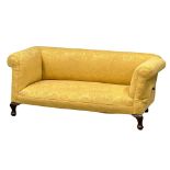An Early 20th Century overstuffed sofa. Circa 1920. 170cm