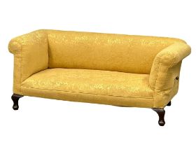 An Early 20th Century overstuffed sofa. Circa 1920. 170cm