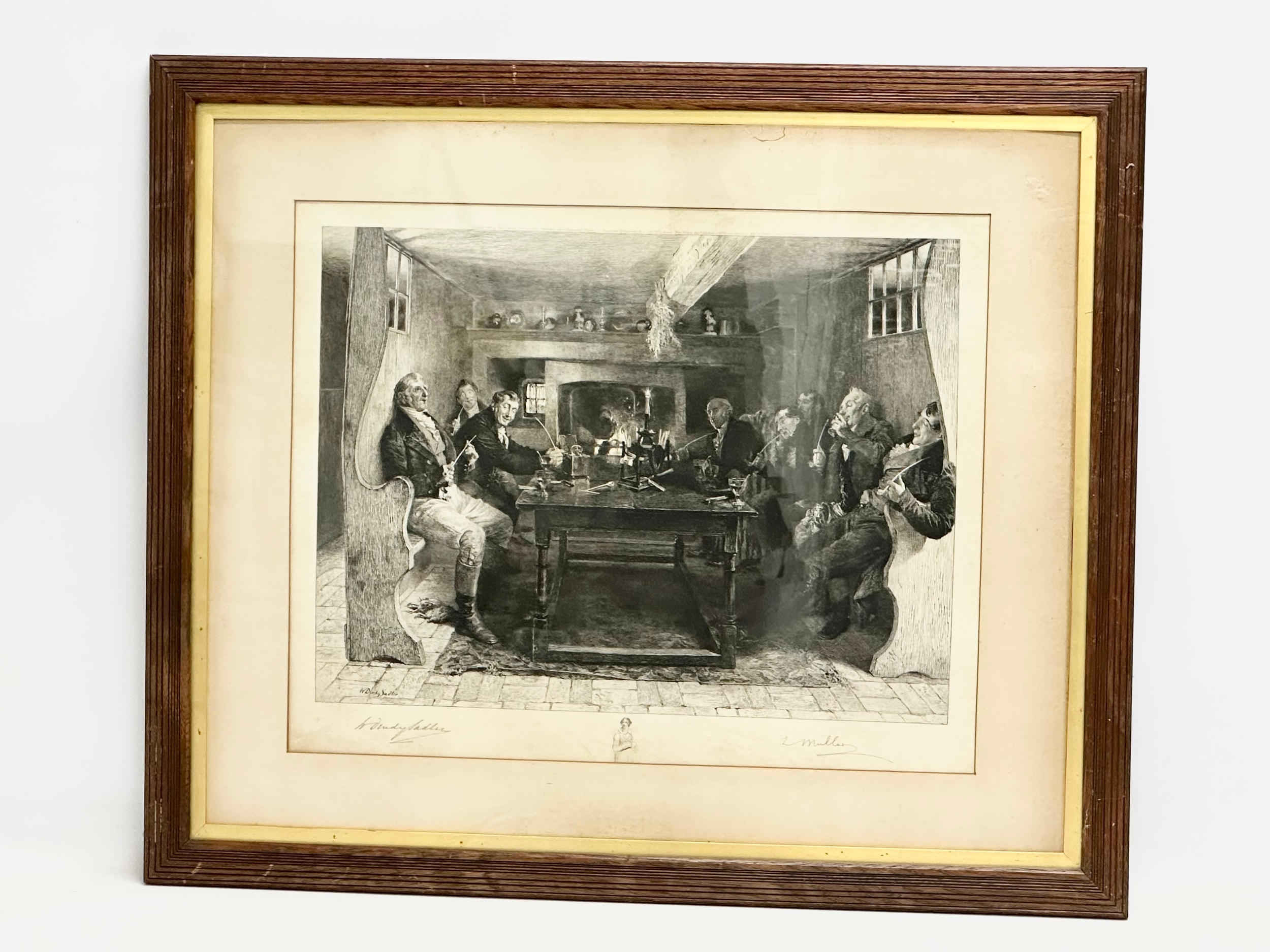 An Early 20th Century signed etching ‘The Squires Song’ from the original painting by Walter Dendy
