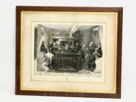 An Early 20th Century signed etching ‘The Squires Song’ from the original painting by Walter Dendy