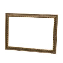 A large gilt framed mirror. 104x74cm