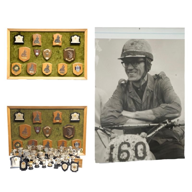 The Norman W. N. Greenaway collection. Including a large quantity of silver plated motorcycle