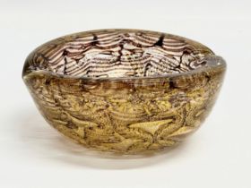 A Mid 20th Century Murano Glass bowl by Barovier Toso. 15x13x5cm