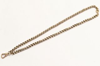 A 9ct gold chain. 15.5g