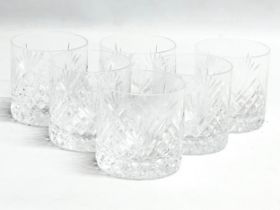 A set of 6 Tyrone Crystal ‘Slieve Donard’ whisky glasses. 8x8cm