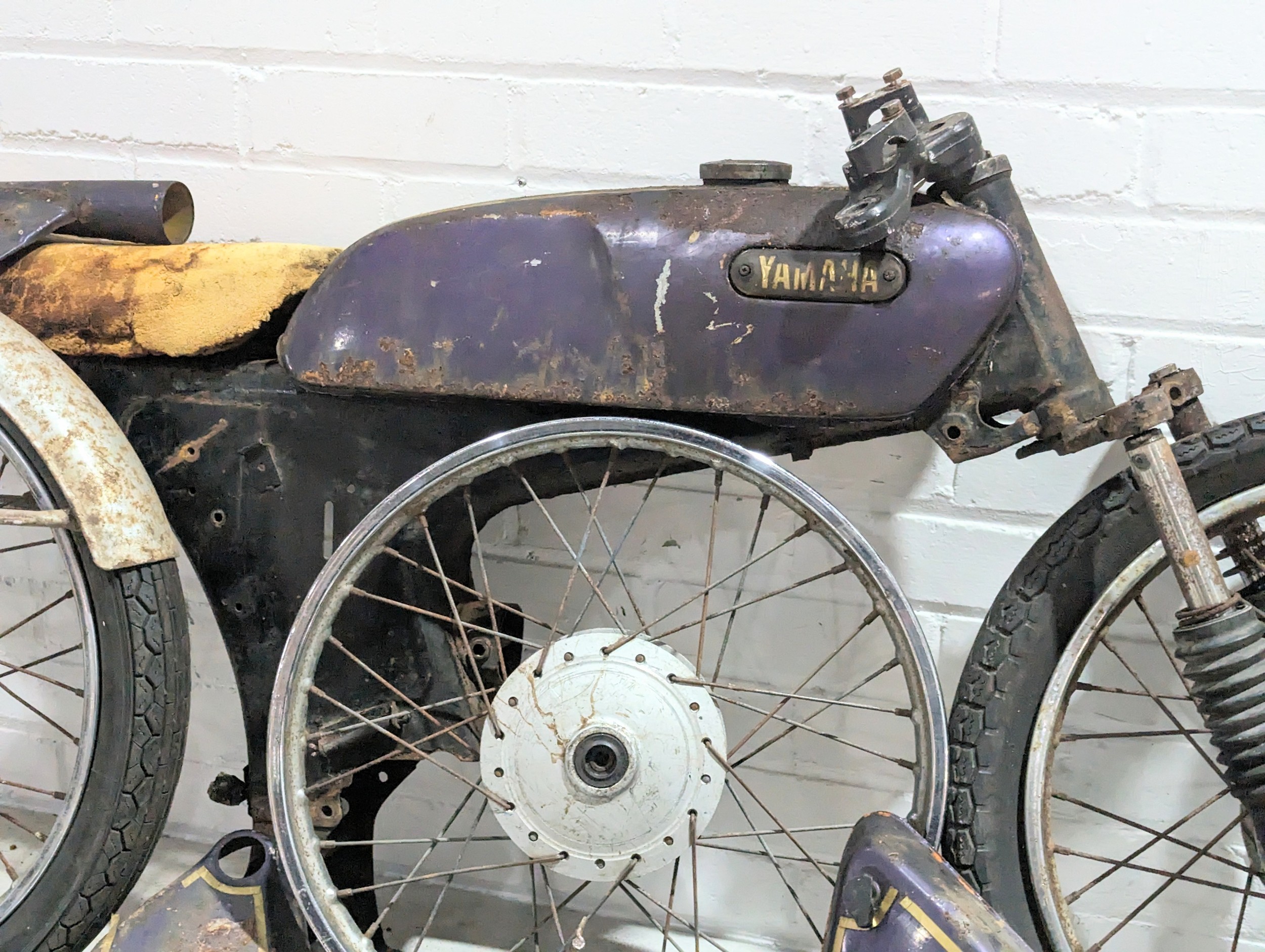 A Yamaha FS1E Frame, local Reg. Purple Popsicle. With documents - Image 8 of 19