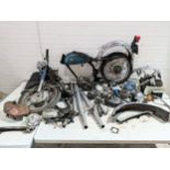 A 1973 Yamaha 200 Electric 2 stroke with parts and documents