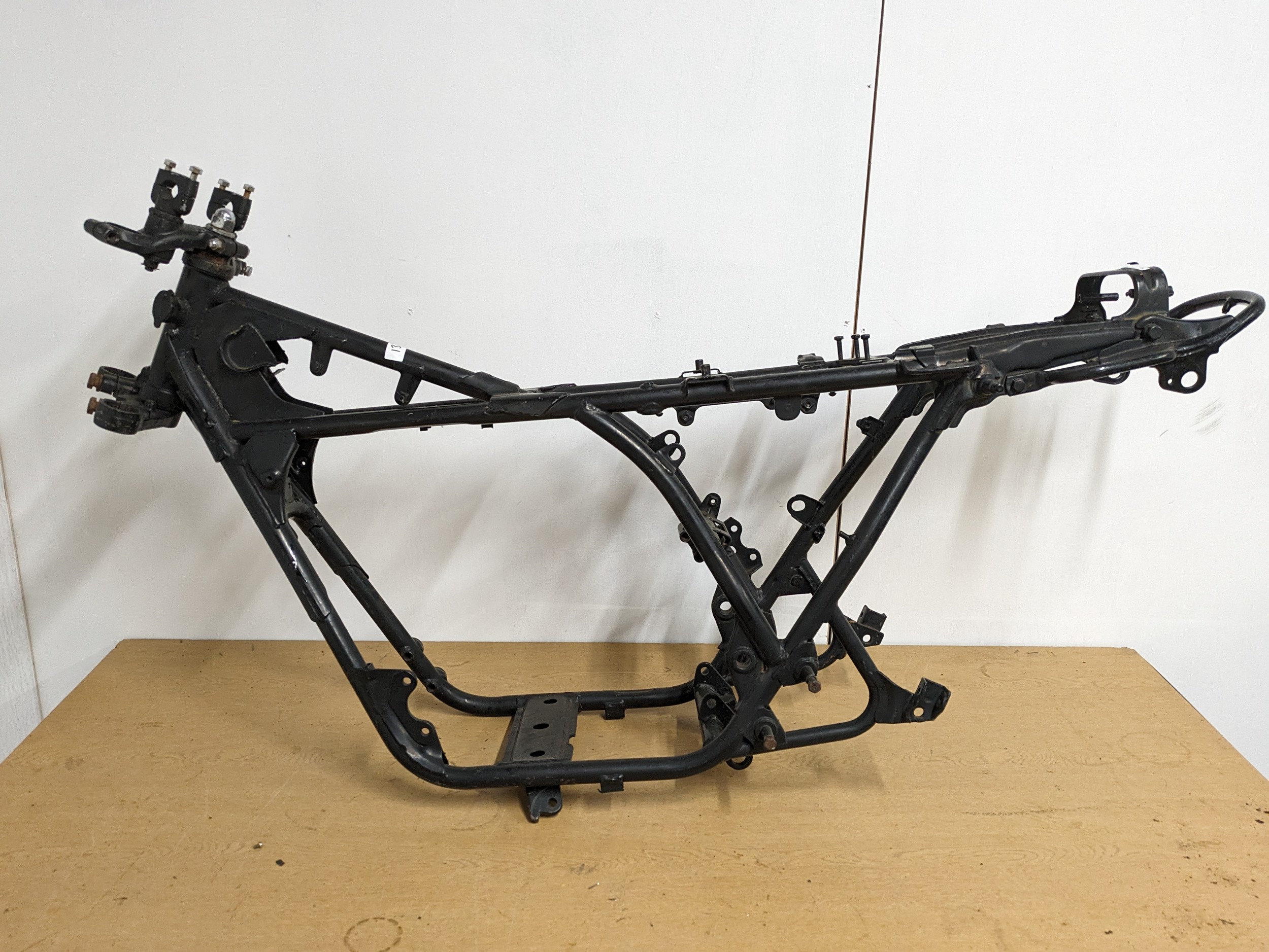 A 1979 Yamaha RD250 Aircool frame with parts and documents - Image 14 of 18