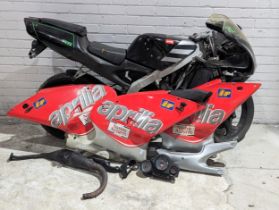 An Aprilia RS50 with plastics etc