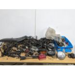 A quantity of motorbike parts
