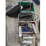A sundry lot of assorted motorbike parts etc
