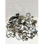 A quantity of mostly Suzuki parts, T200 etc