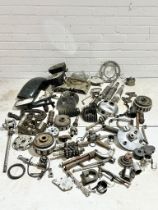 A quantity of mostly Suzuki parts, T200 etc