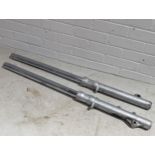 A pair Suzuki DR800 front forks