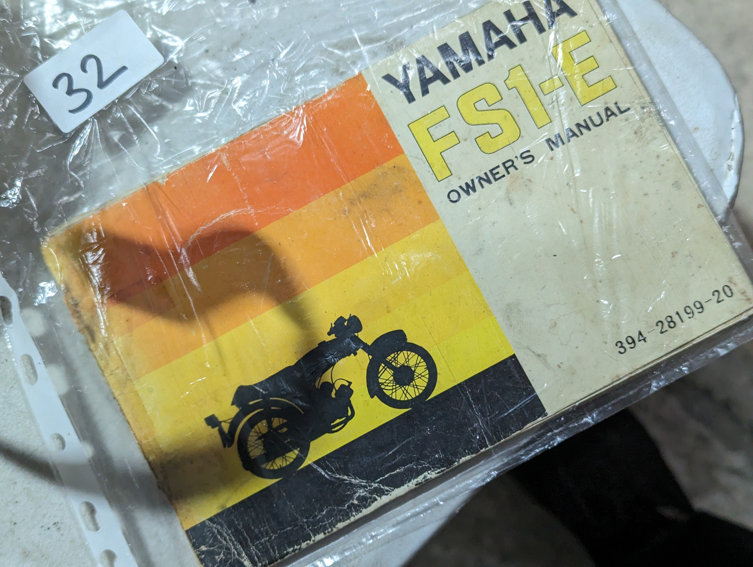 A Yamaha FS1E Frame, local Reg. Purple Popsicle. With documents - Image 15 of 19