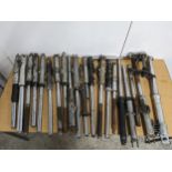 A quantity of assorted motorbike forks