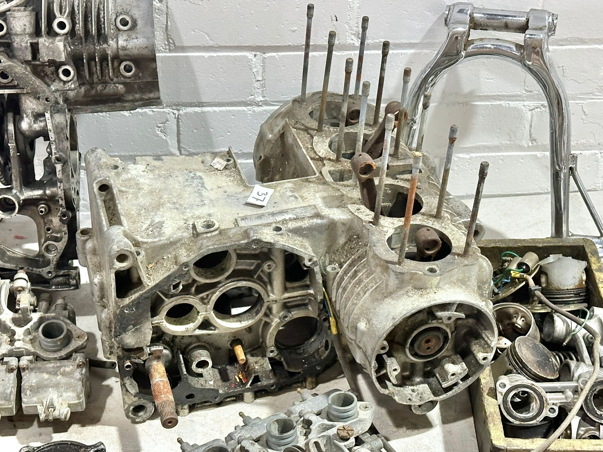 Honda CB500-4 parts with engine - Bild 11 aus 20