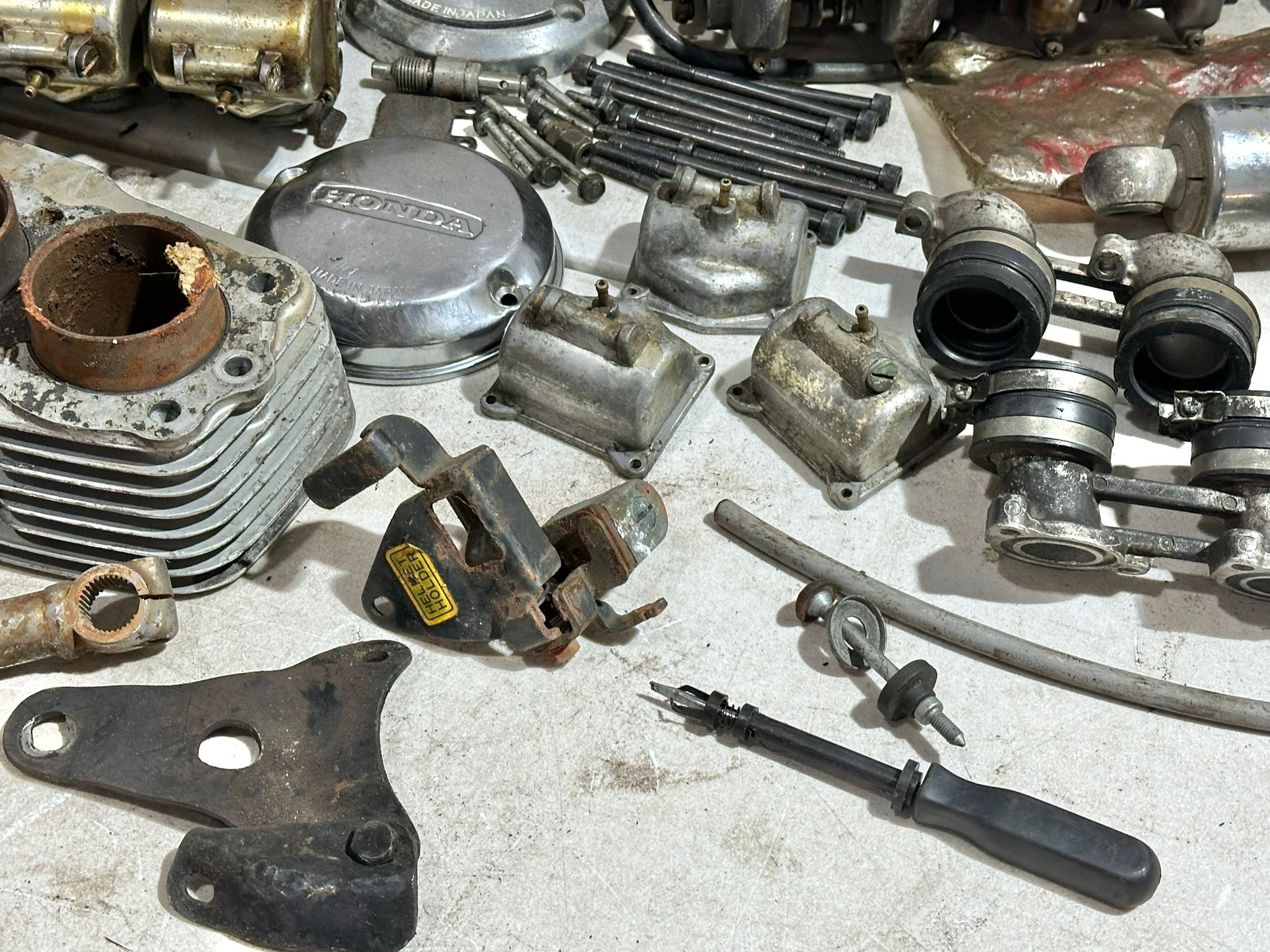 Honda CB500-4 parts with engine - Bild 4 aus 20