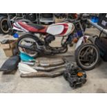 A 1980 Yamaha RD250 LC, Mars Bar. Matching frame & Number with documents