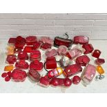 A quantity of motorbike tail lights