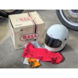 A vintage Bell Helmet in original box