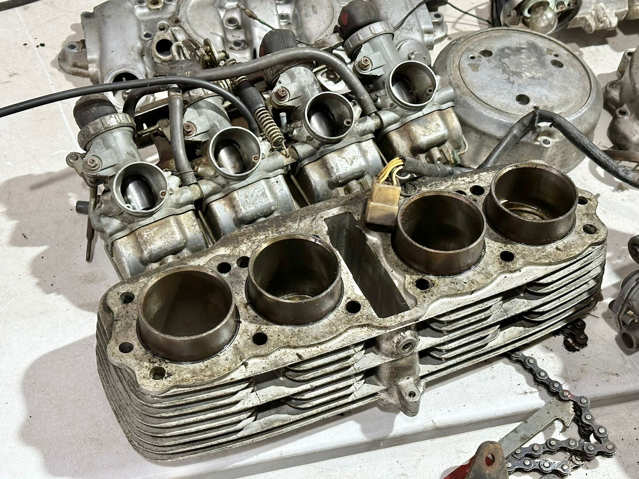 Honda CB500-4 parts with engine - Bild 8 aus 20