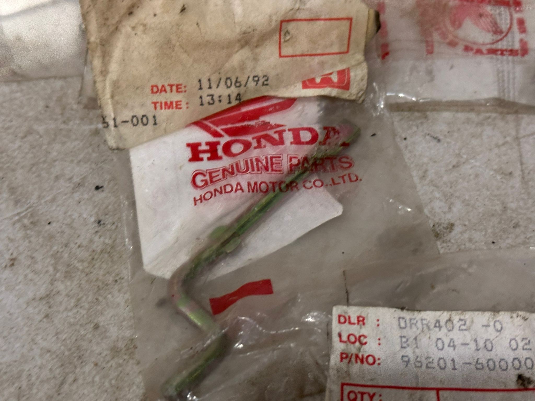 A large quantity of mostly old new stock genuine Honda parts. - Image 18 of 65