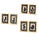 A set of 6 signed Terry Pratchett pictures. 35x47cm