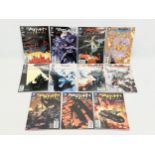 A collection of DC Batman Eternal comic books.