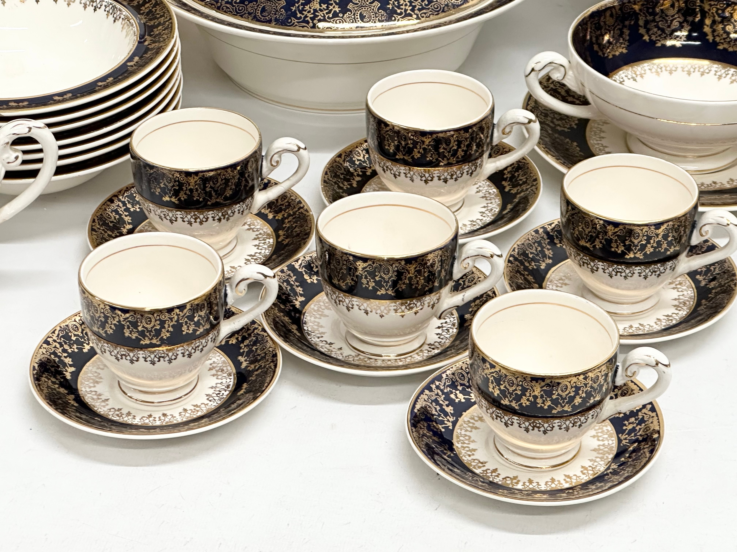 A Mid 20th Century 57 piece dinner service by Myott Son & Co. - Image 2 of 9