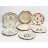 A collection of Mid 19th Century Sponge Ware. 25cm