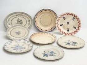 A collection of Mid 19th Century Sponge Ware. 25cm