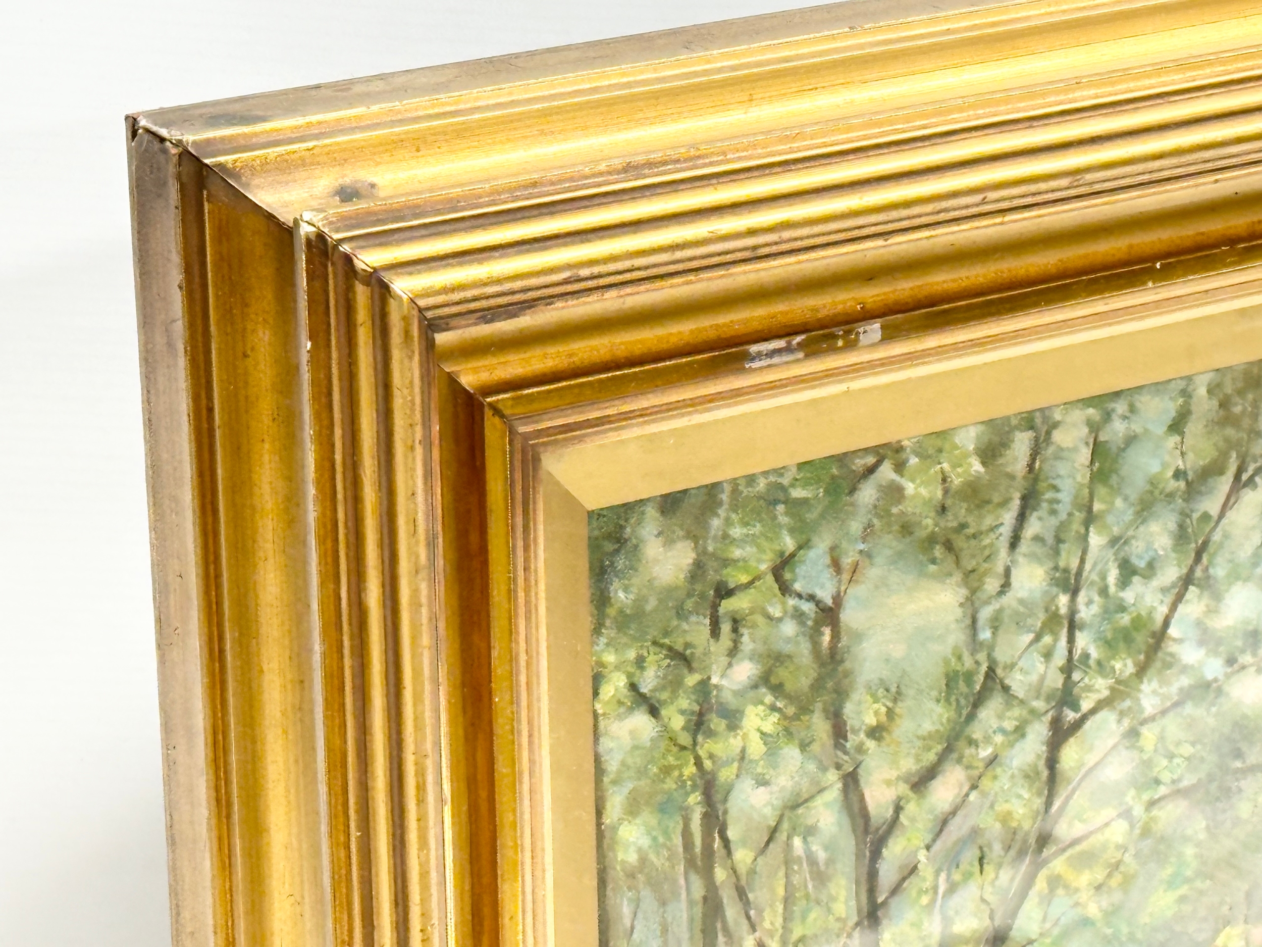 A Late 19th Century oil painting on canvas. In original gilt frame. 41x30cm. Frame 59.5x10x51cm - Image 7 of 8