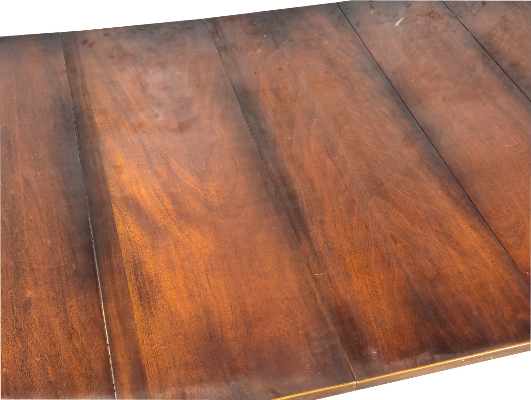 A Sheraton style inlaid mahogany turnover tea table/dining table - Bild 4 aus 9