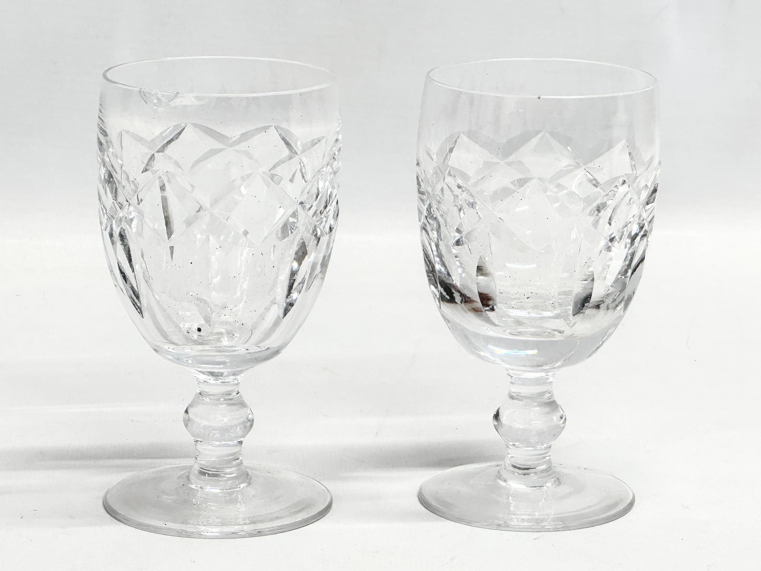 Waterford and Tyrone Crystal. A pair of Waterford Crystal ‘Dunmore’ tankards. A pair of Waterford - Image 6 of 12