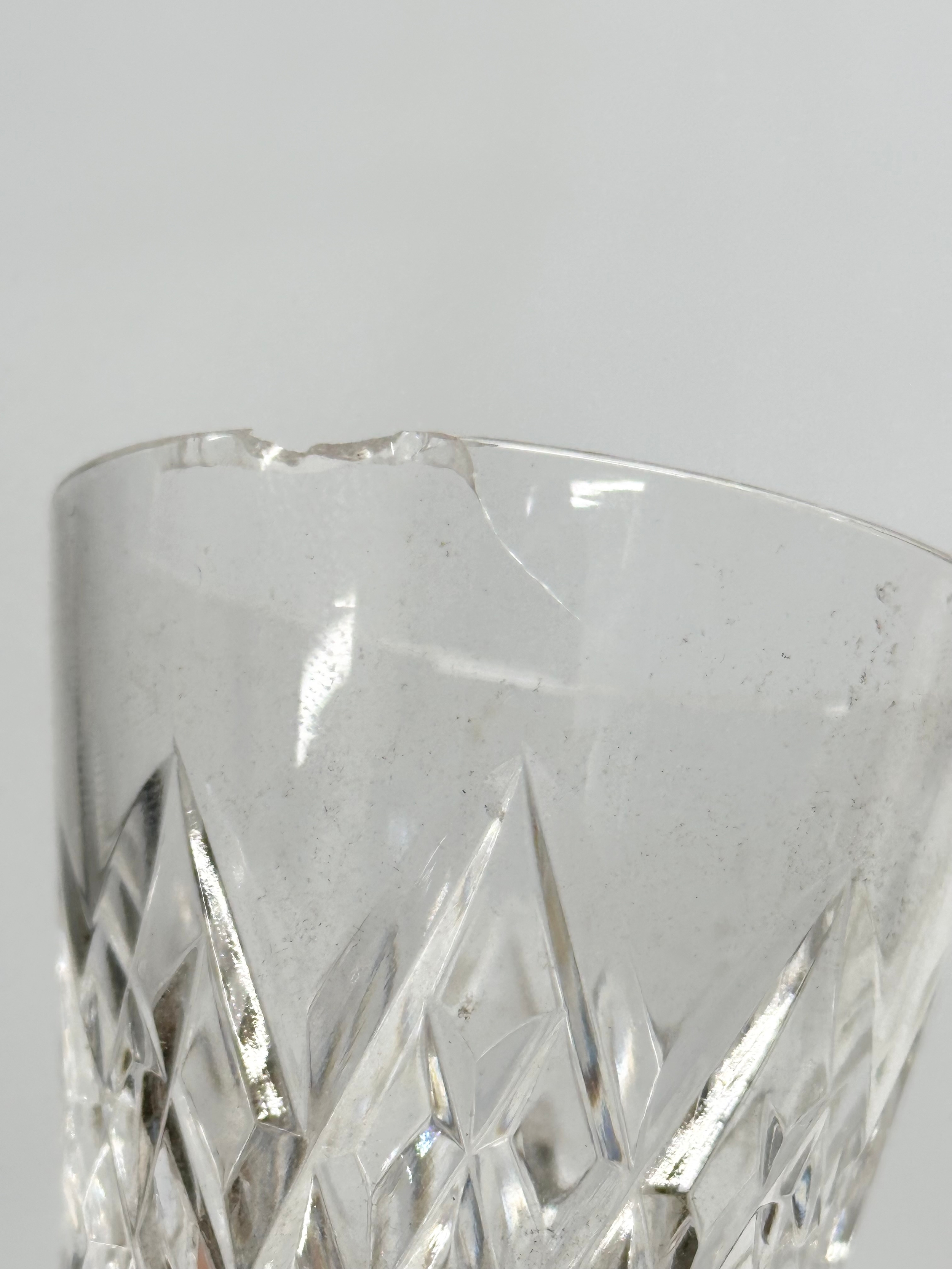 Waterford and Tyrone Crystal. A pair of Waterford Crystal ‘Dunmore’ tankards. A pair of Waterford - Image 10 of 12