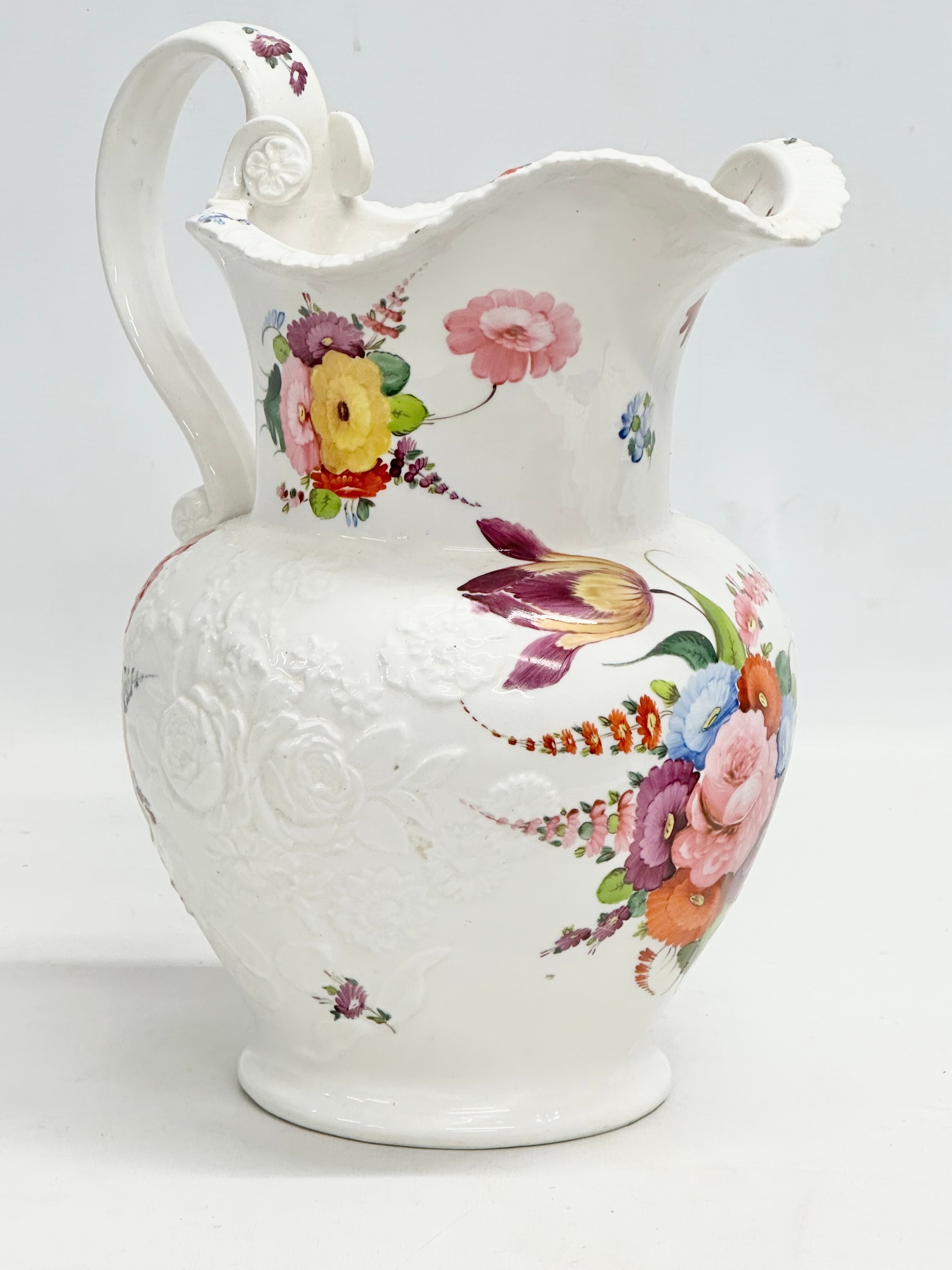 A Coalport Feltspar Porcelain wash jug. John Rose. Patronised by The Society of Arts. 24x29cm - Image 2 of 4