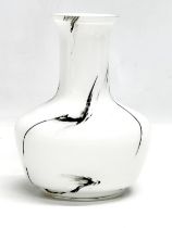 A 1970’s Danish Mid Century Art Glass vase by Lys, Denmark. 18cm