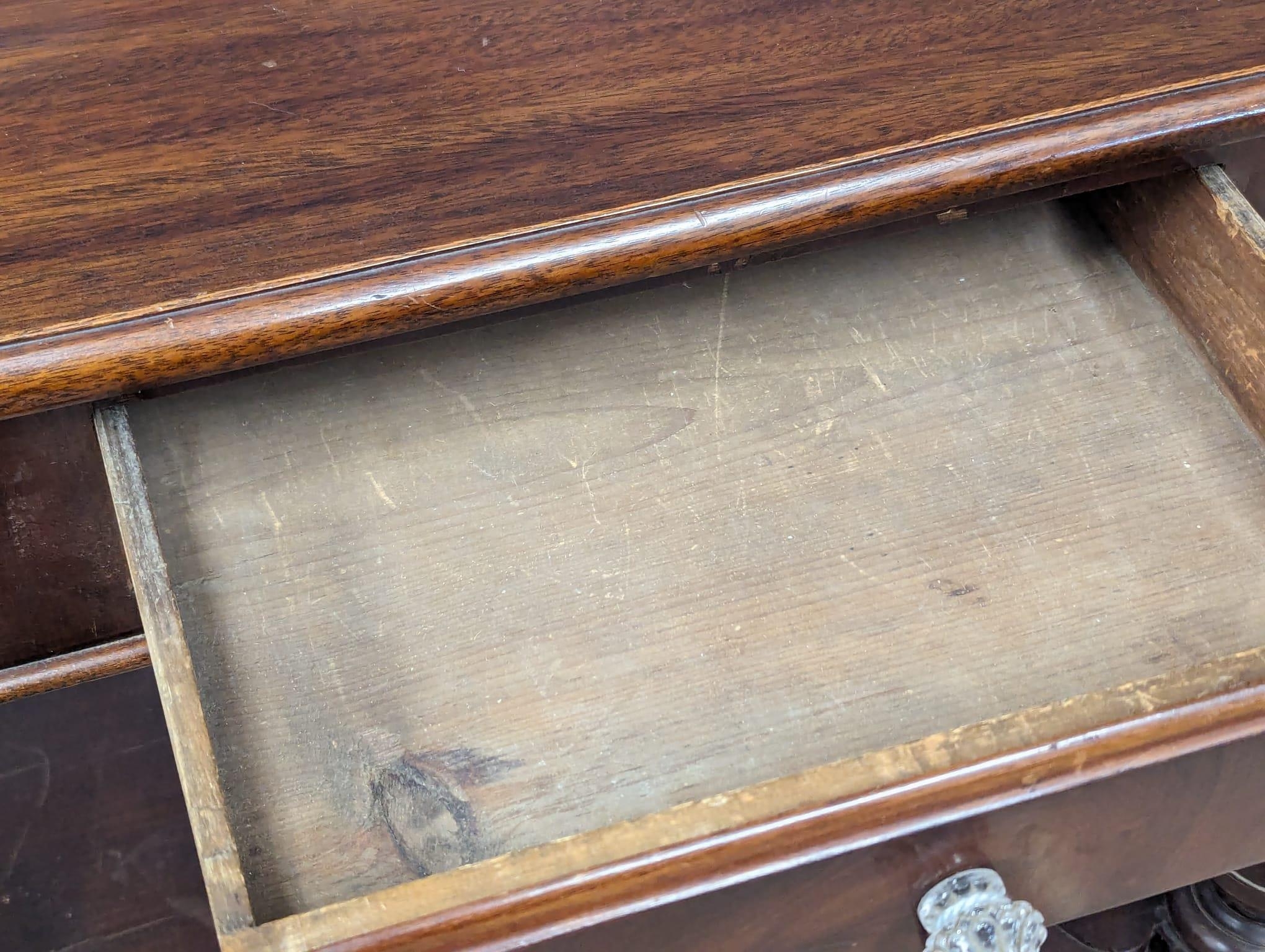 A Victorian mahogany hall table, circa 1870s. 123cm x 48cm x 78cm - Image 8 of 9