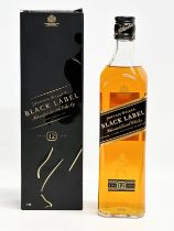 A bottle of Johnnie Walker Black Label Blended Scotch Whisky with box. 70cl