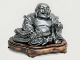 A good quality 20th Century Buddha on stand. 12x7x9.5cm