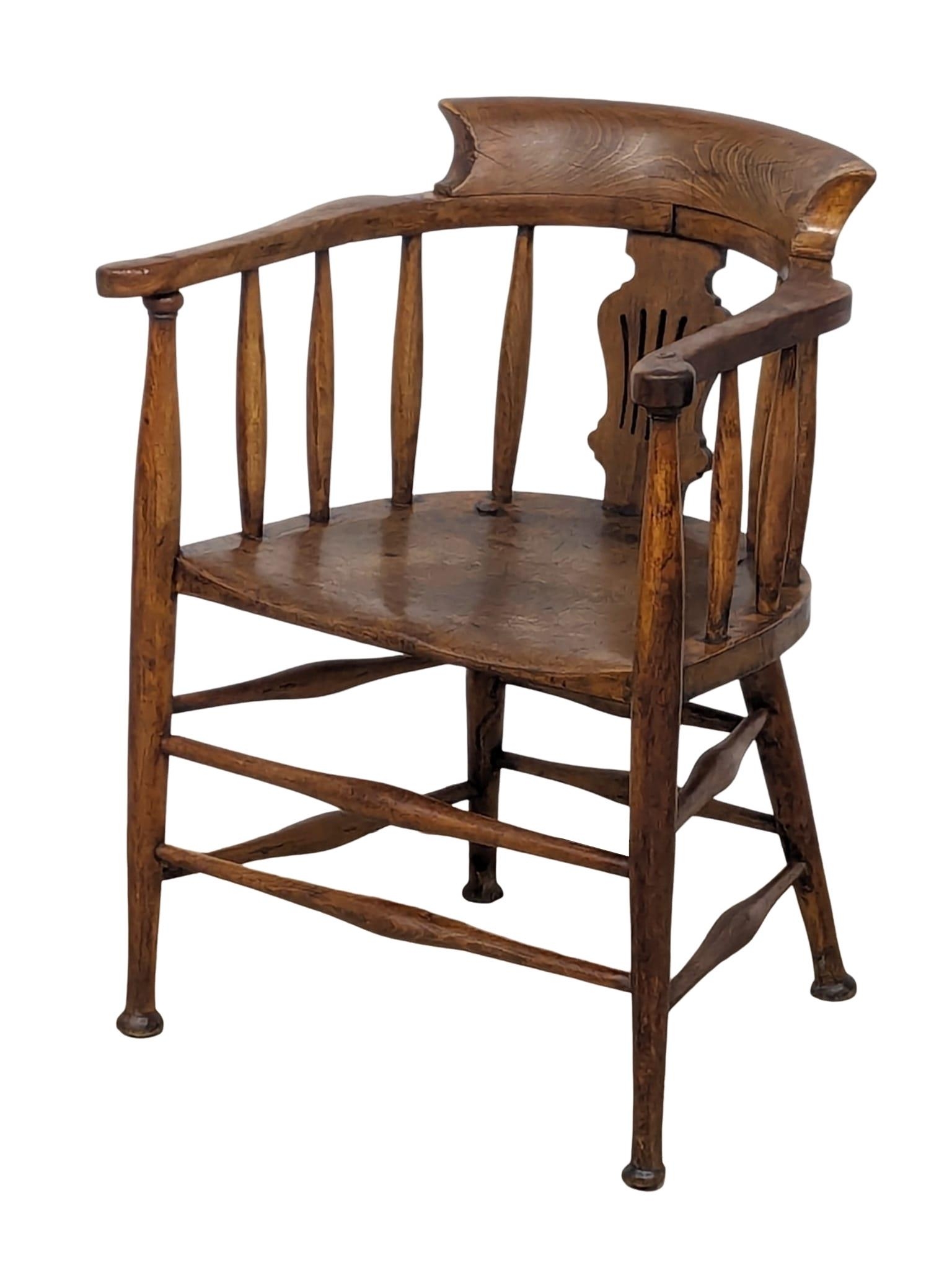 A Late 19th Century elbow chair / armchair