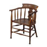 A Late 19th Century elbow chair / armchair