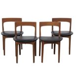 A set of 4 dining chairs by Nathan Furniture