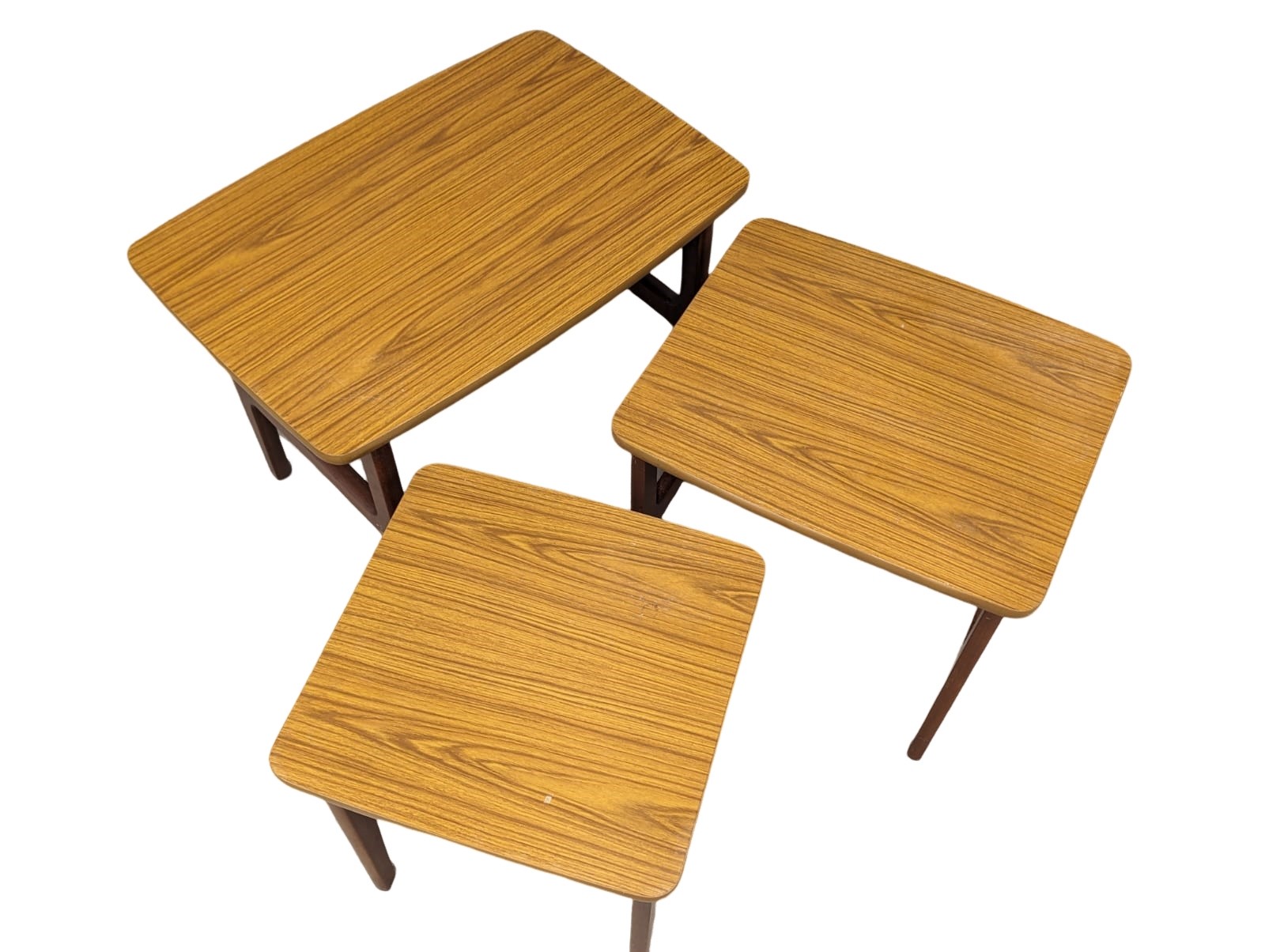 A Mid Century nest of tables. - Image 3 of 4